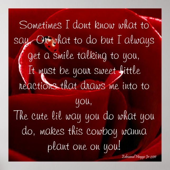 Póster Amor a los tramposos con Poster de poemas (Frente)