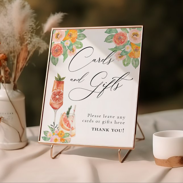 Póster Amor a Primera Spritz Tarjetas de Cóctel Brillante (Subido por el creador)