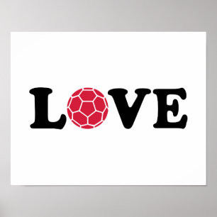 Póster Amor al balonmano