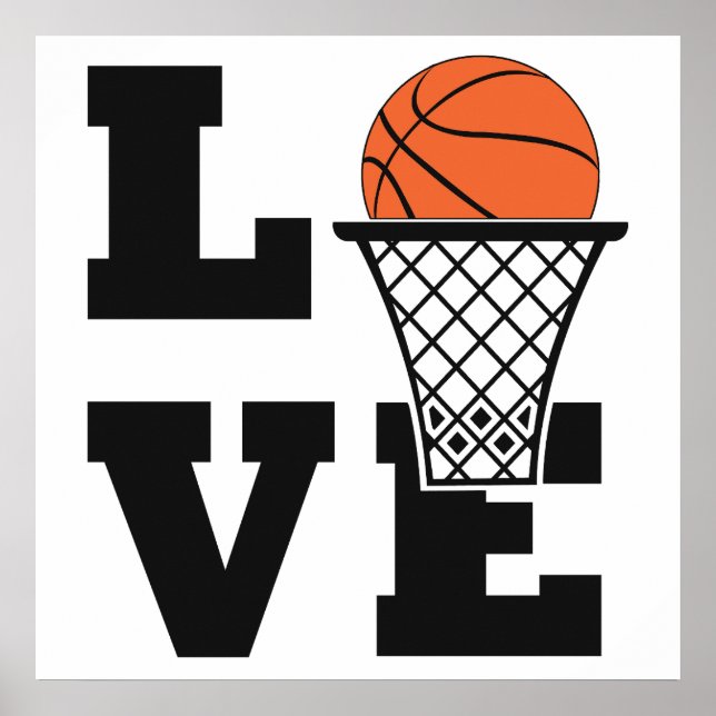 Póster Amor al básquetbol (Frente)