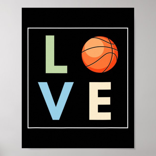 Póster Amor al básquetbol (Frente)