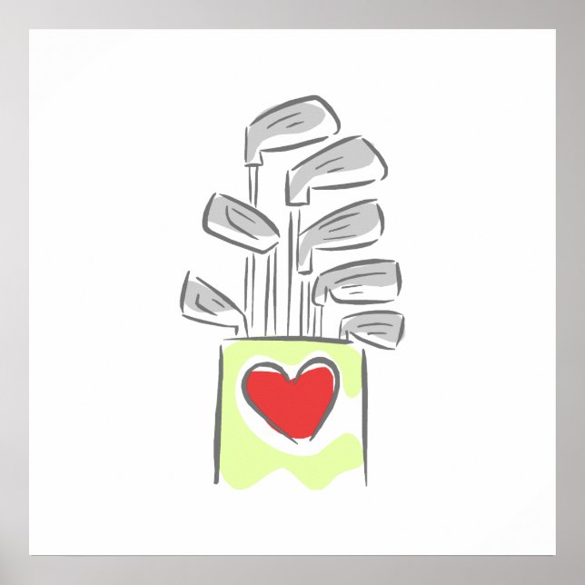 Póster Amor al golf (Frente)