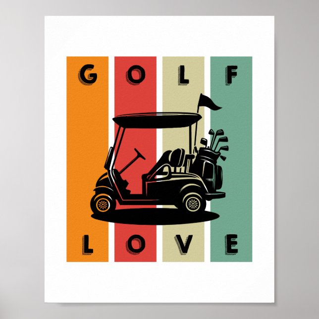 Póster Amor al golf (Frente)