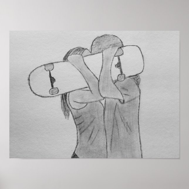 Póster Amor al patinaje (Frente)