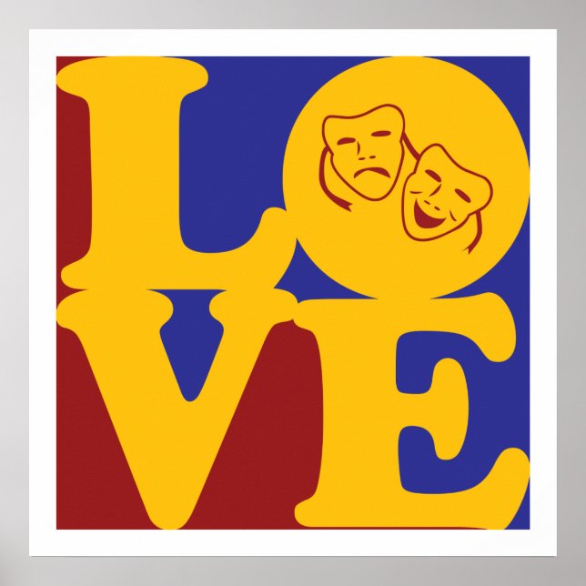 Póster Amor al teatro (Frente)