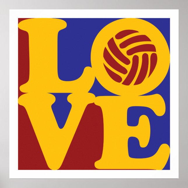 Póster Amor al voleibol (Frente)