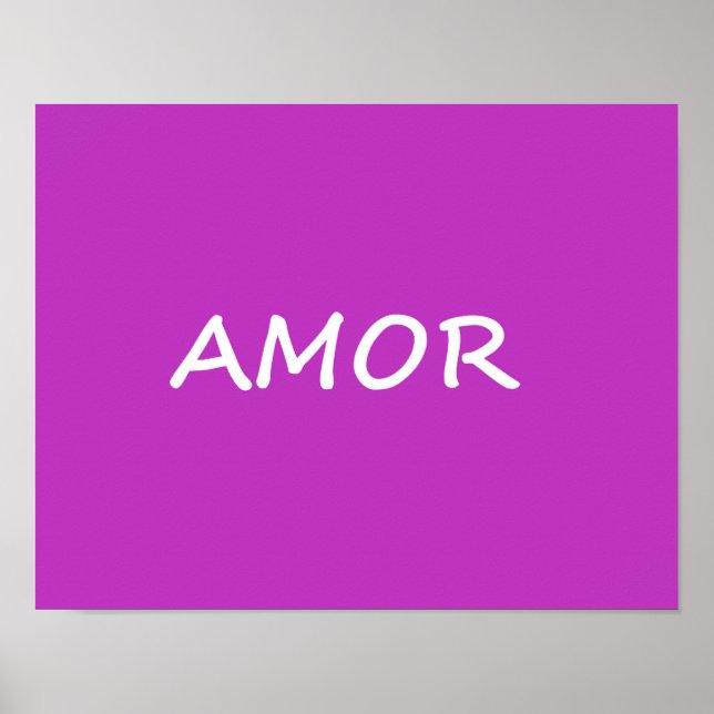 Póster Amor, amor español (Frente)