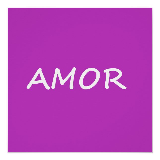 Póster Amor, amor español (Anverso)