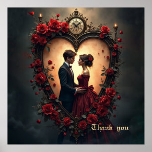 Póster Amor Atemporal – Colección de Boda Victoriana Góti