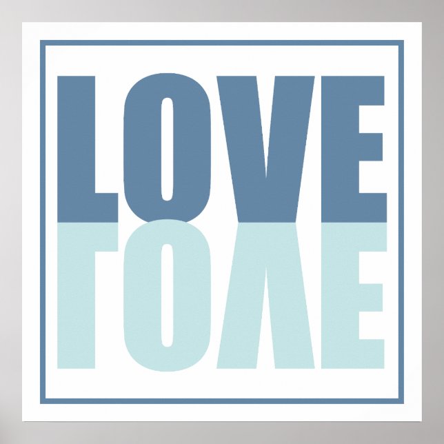 Póster Amor azul (Frente)