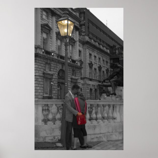 Póster Amor bajo la luz de la calle (Frente)