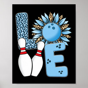 Póster Amor Bolos Girasol Leopardo Para San Valentín