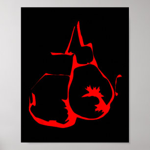 Póster Amor Boxeo Hombres Shirt Boxing Amantes A Las Muje