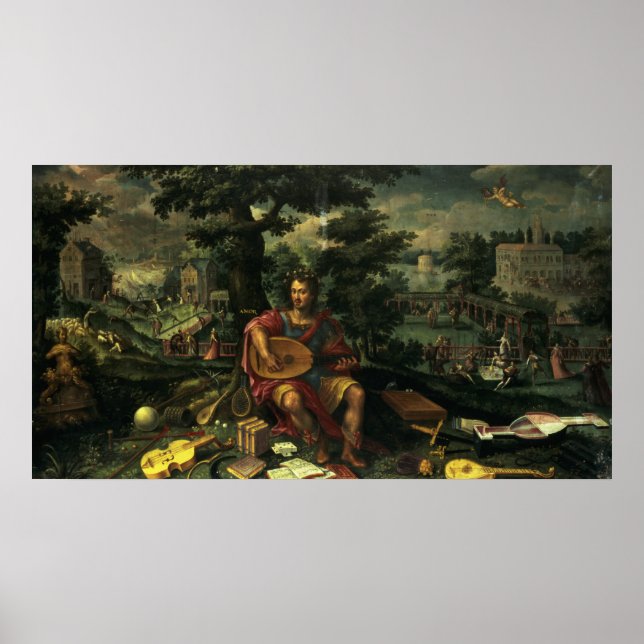 Póster Amor, c.1600 (Frente)