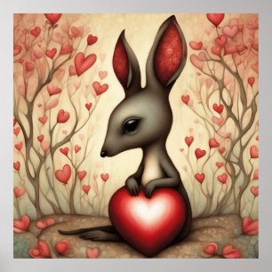 Póster Amor canguro 1