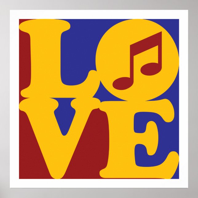 Póster Amor canto (Frente)