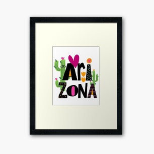 Póster Amor caprichoso Arizona Mano dibujada