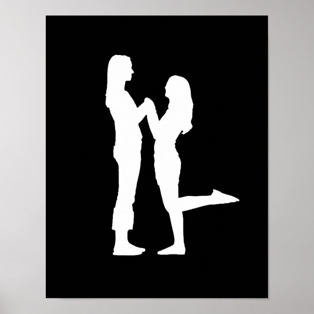 Póster Amor chica - (Frente)