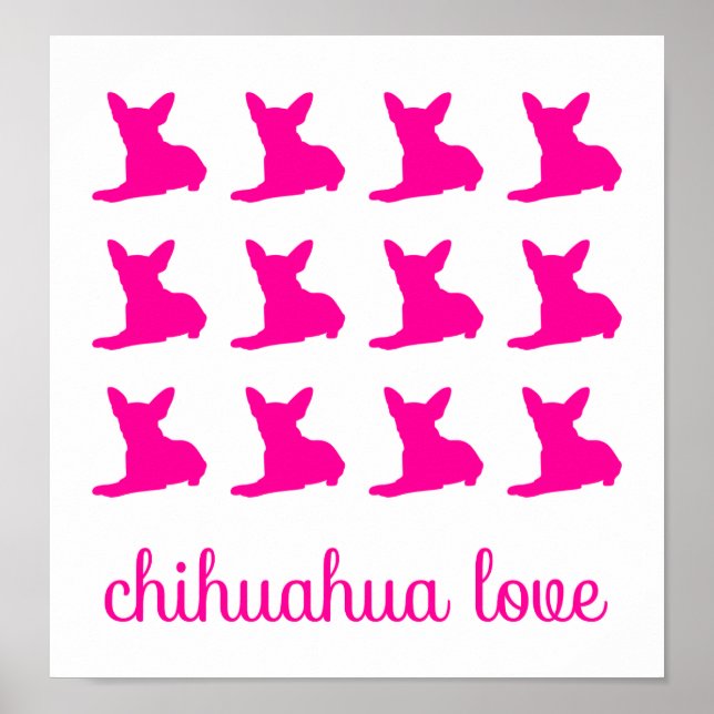 Póster Amor Chihuahua (Frente)