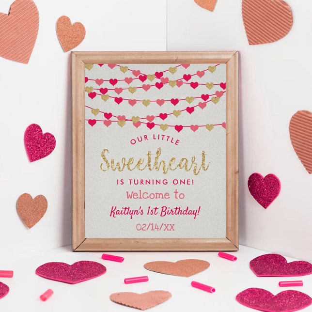 Póster Amor colgante Corazones Amor Bienvenida Cumpleaños (Subido por el creador)