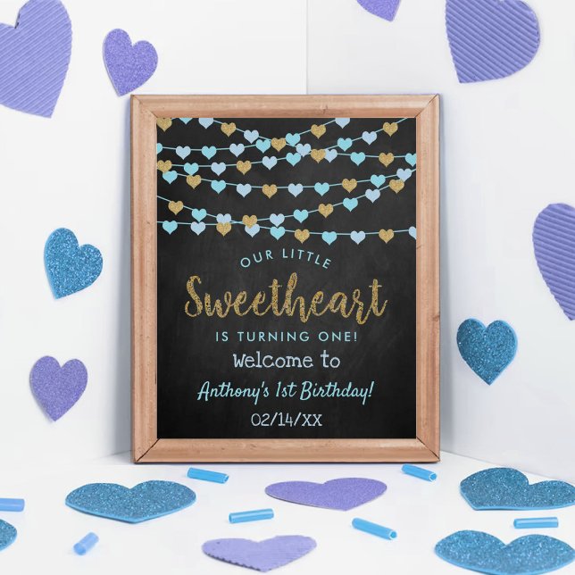 Póster Amor colgante Corazones Amor Bienvenida Cumpleaños (Subido por el creador)