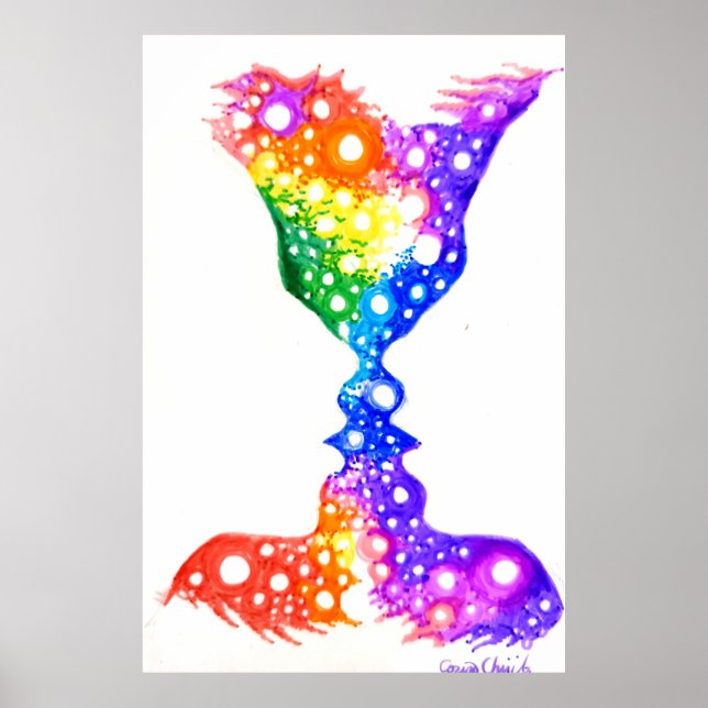 Póster Amor colorido (Frente)