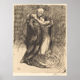 Póster Amor consagrado (por Paul-Albert Besnard)