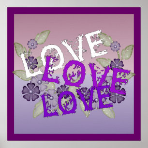 Póster Amor creciente