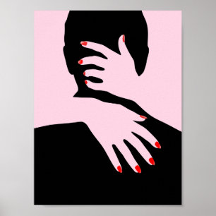 Póster Amor de abrazar