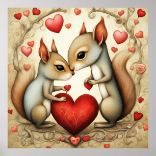 Póster Amor de ardilla 1