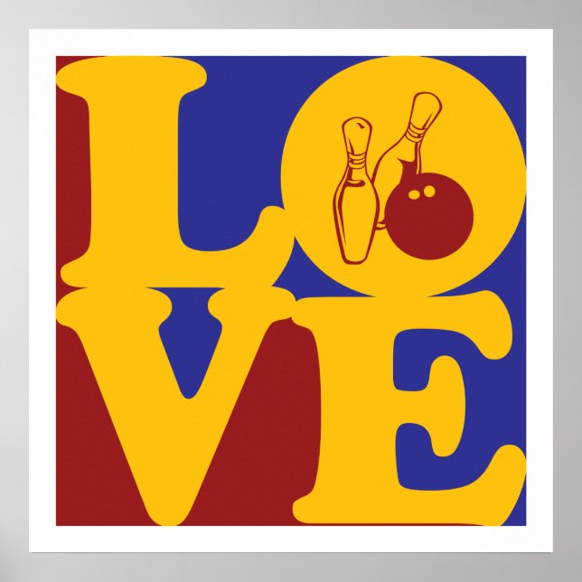 Póster Amor de boliche (Frente)