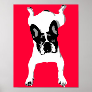 Póster amor de Bulldog Francés