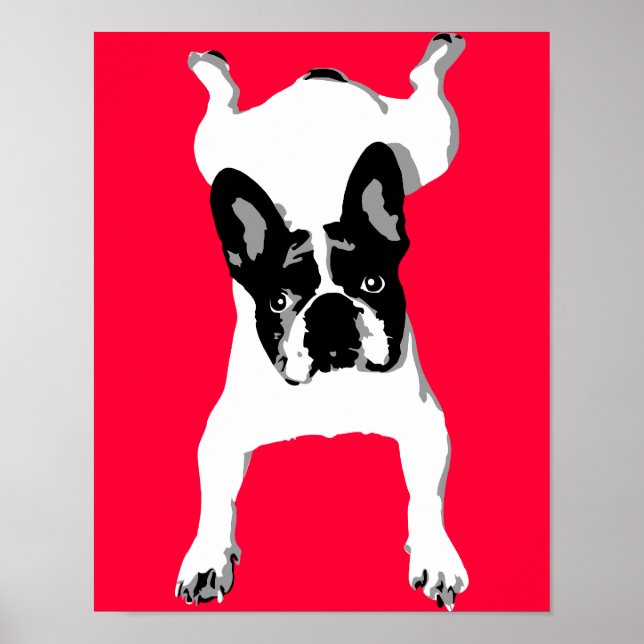 Póster amor de Bulldog Francés (Frente)