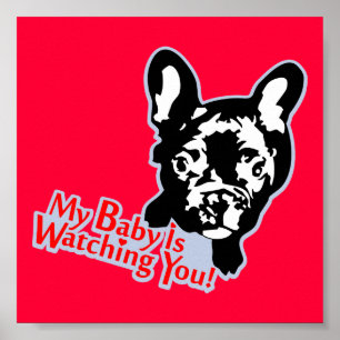 Póster amor de Bulldog Francés