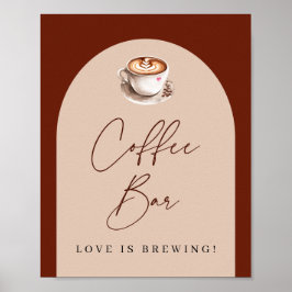 Póster Amor de Café está en ebullición Despedida de solte