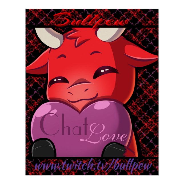 Póster Amor de Chat (Anverso)