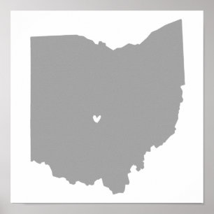 Póster Amor de Columbus, Ohio