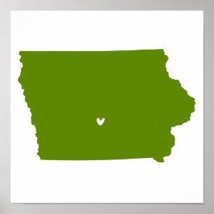 Póster Amor de Des Moines, Iowa