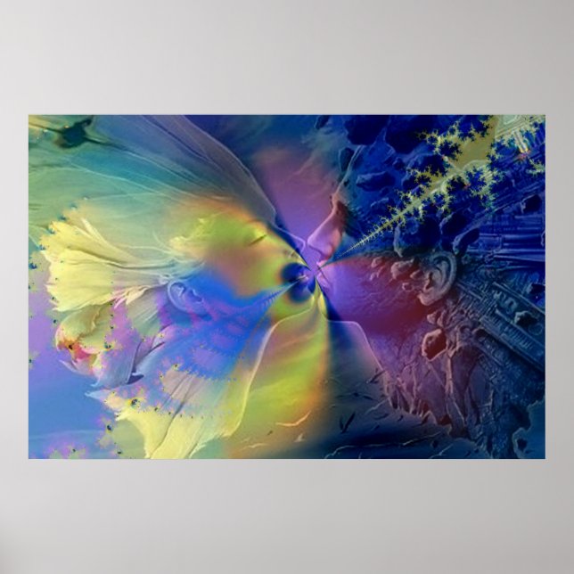 Póster Amor de dos llamas (Frente)