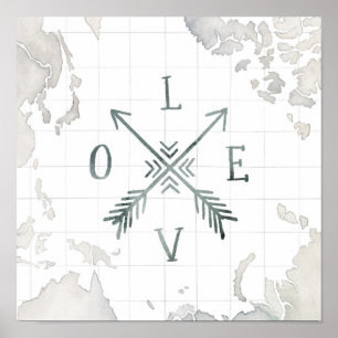 Póster Amor de la aventura III el del Wanderlust de la