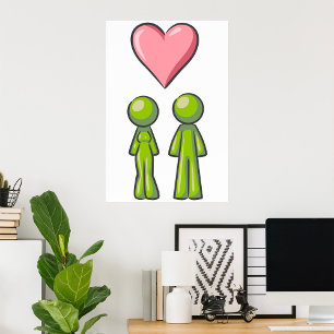 Póster Amor de la gente verde