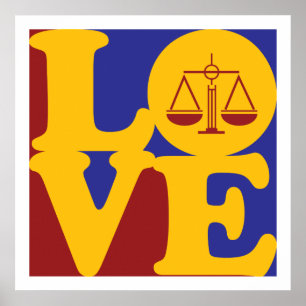 Póster Amor de la justicia penal