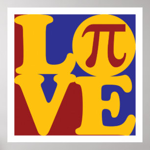 Póster Amor de la matemáticas