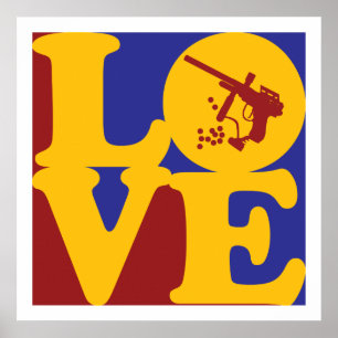 Póster Amor de la pintura