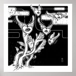 Póster Amor de la sensación