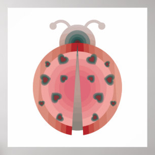 Póster amor de ladybug