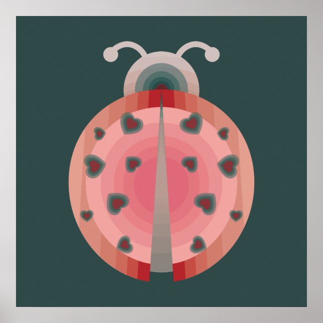 Póster amor de ladybug (Frente)