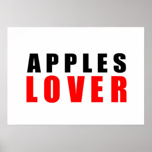 Póster Amor de las manzanas