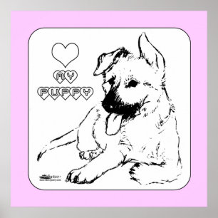 Póster Amor de las putas