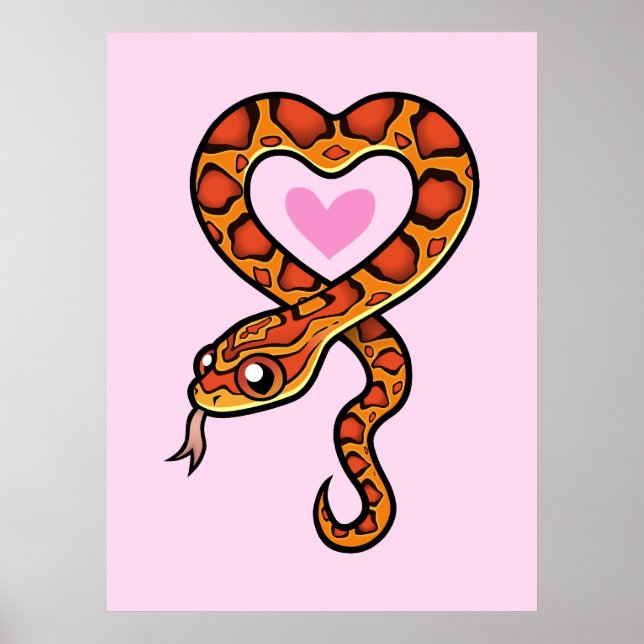 Póster Amor de las serpientes (Frente)